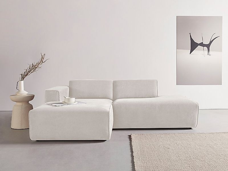 andas Ecksofa "Noord mit Kedernaht, Breite 227 cm, L-Form" mit Kedernaht, B günstig online kaufen