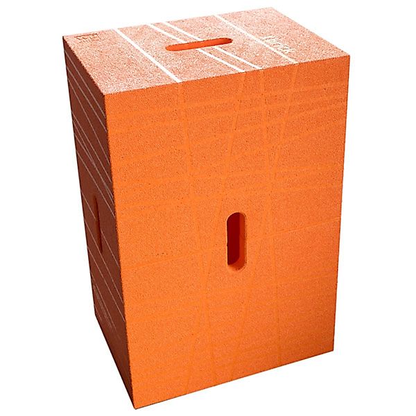 Xbrick® Sitzwürfel Hocker multifunktionaler Baustein orange günstig online kaufen