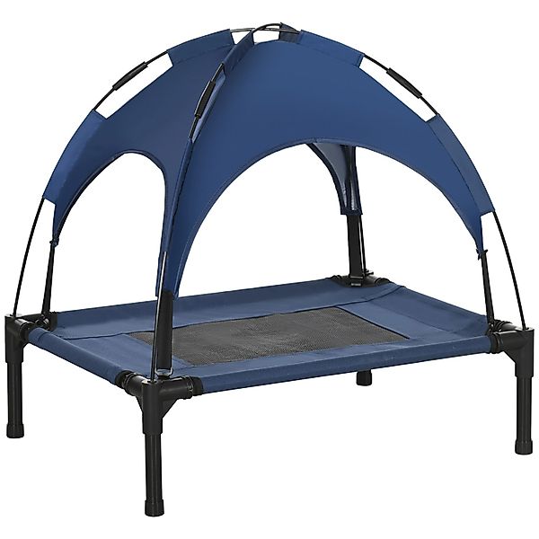 PawHut Erhöhtes Hundebett mit Baldachin Outdoor-Hundebett günstig online kaufen