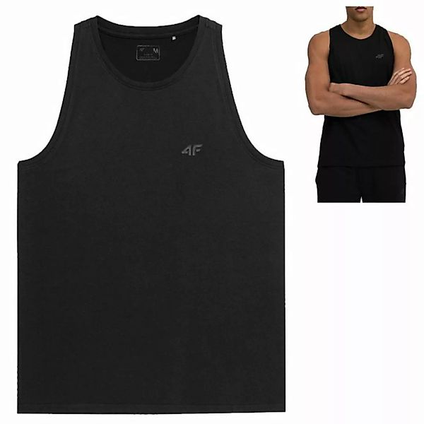 4F T-Shirt 4F - Herren Tank Baumwolle Muscle Shirt, schwarz günstig online kaufen