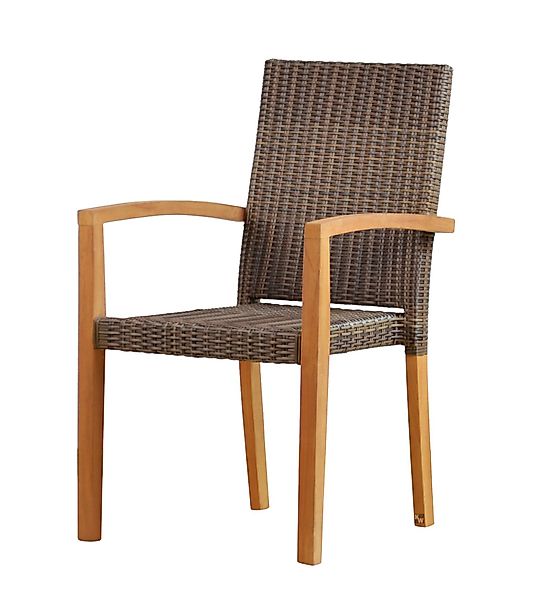 Kai Wiechmann Gartenstuhl Wetterfester Teak Stapelsessel günstig online kaufen
