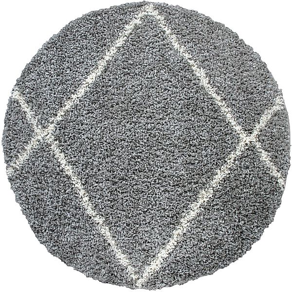 Paco Home Hochflor-Teppich Kalmar 442, rund, günstig online kaufen