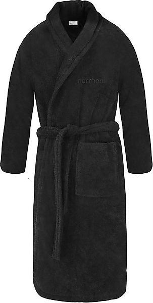 normani Unisex-Bademantel Unisex Baumwoll-Bademantel 450 g/m² Flee, 122, Bi günstig online kaufen