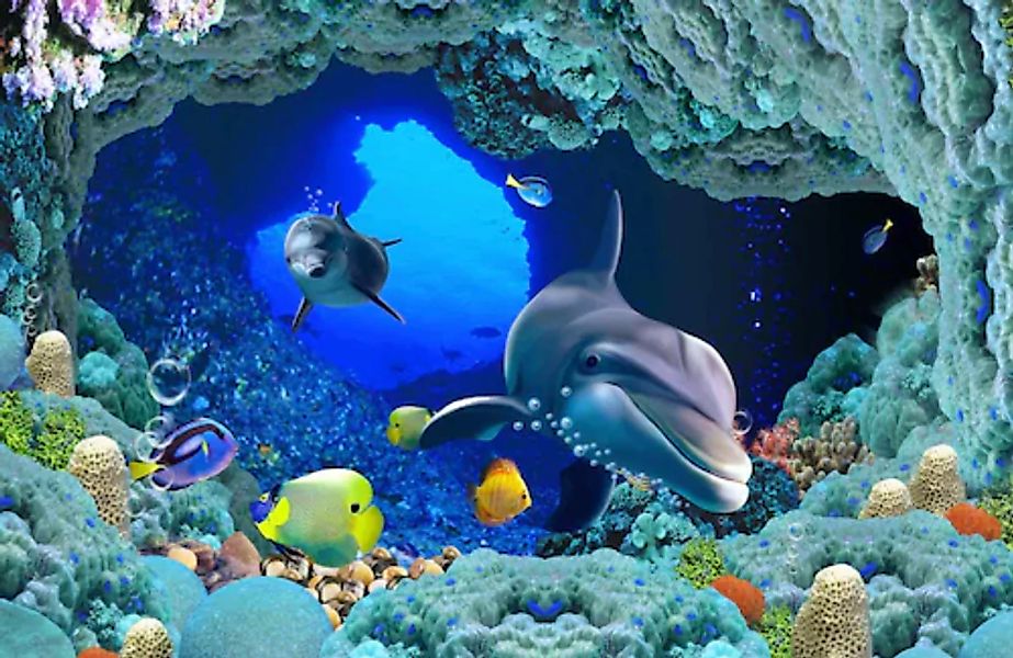 Papermoon Fototapete »Unterwasserwelt« günstig online kaufen