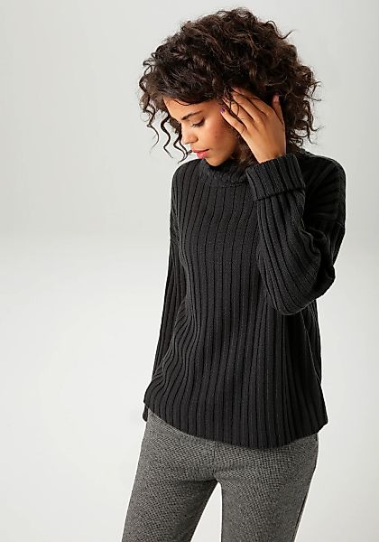 Aniston CASUAL Strickpullover in Streifen-Optik günstig online kaufen