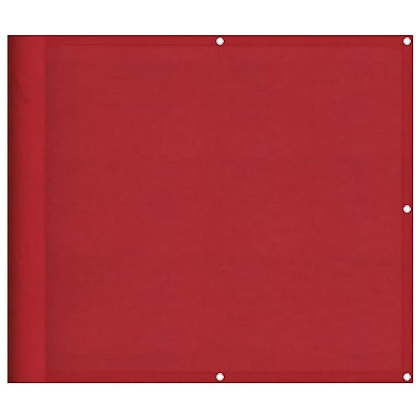 vidaXL Balkon-Sichtschutz Rot 90x1000 cm 100% Polyester-Oxford 42002134 günstig online kaufen
