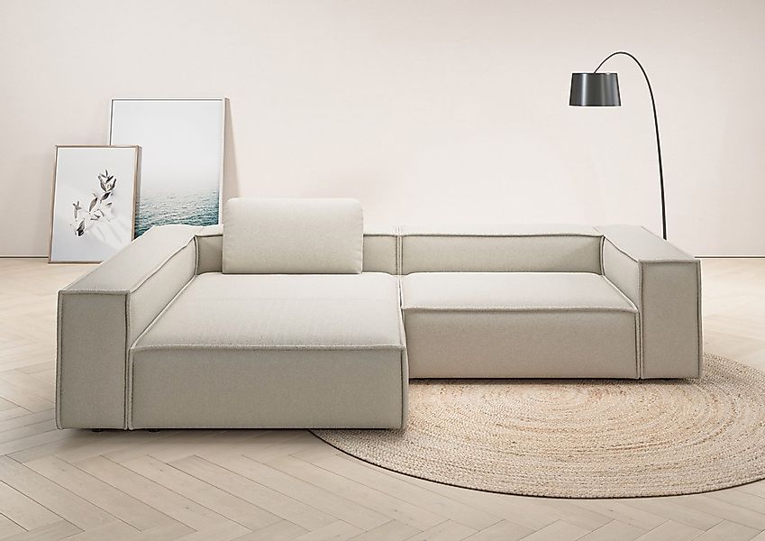 Home affaire Ecksofa "Watertown, moderne XXL L-Form, 306 cm breit" Komforta günstig online kaufen