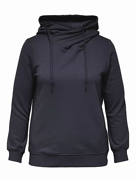 ONLY Curvy Hoher Kragen Sweatshirt Damen Grau günstig online kaufen