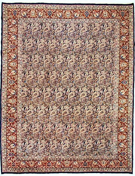 morgenland Wollteppich »Täbriz Teppich handgeknüpft mehrfarbig«, rechteckig günstig online kaufen