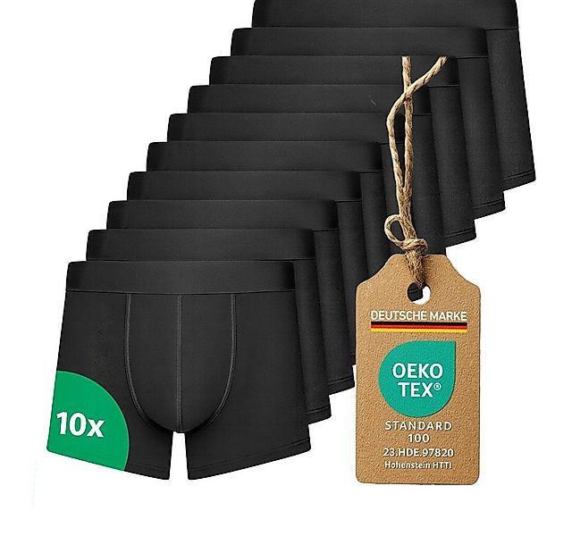 Kemes Boxershorts Unterhosen Herren 10er Pack Boxershorts Herren schwarz Ba günstig online kaufen
