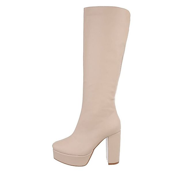 Ital-Design Damen Elegant Plateaustiefel (85255592) Blockabsatz High-Heel S günstig online kaufen