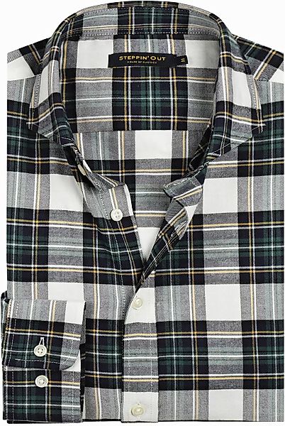 Steppin' Out Flanel Hemd Karos Schwarz Grün - Größe XXL günstig online kaufen