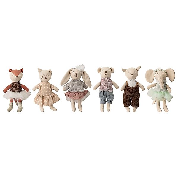 Bloomingville Kuscheltier Bloomingville Animal friends Puppe, günstig online kaufen