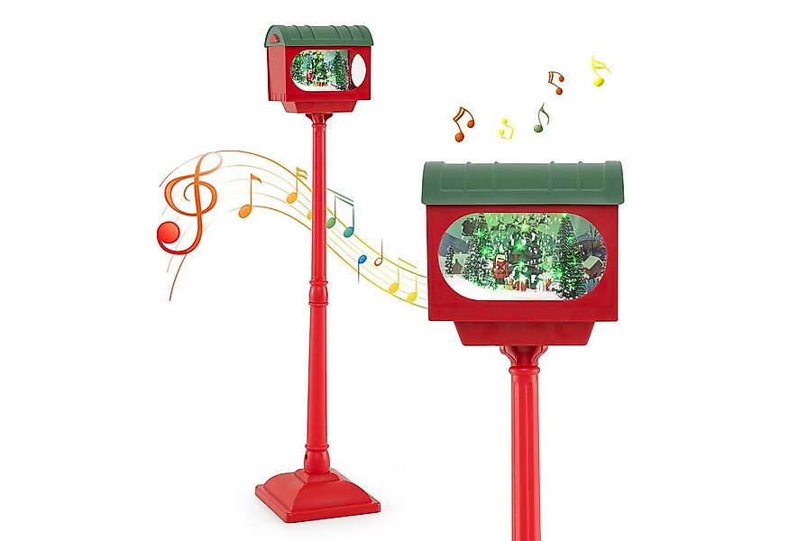 COSTWAY Weihnachtsfigur (1 St), beleuchtete Weihnachtsdeko, mit Musik, 150c günstig online kaufen