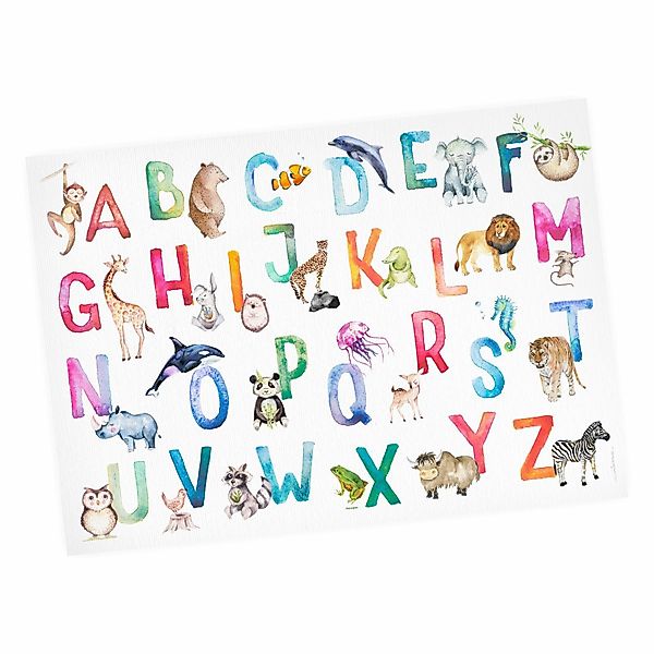 nikima Poster ABC, ABC, Kinder Lernposter günstig online kaufen