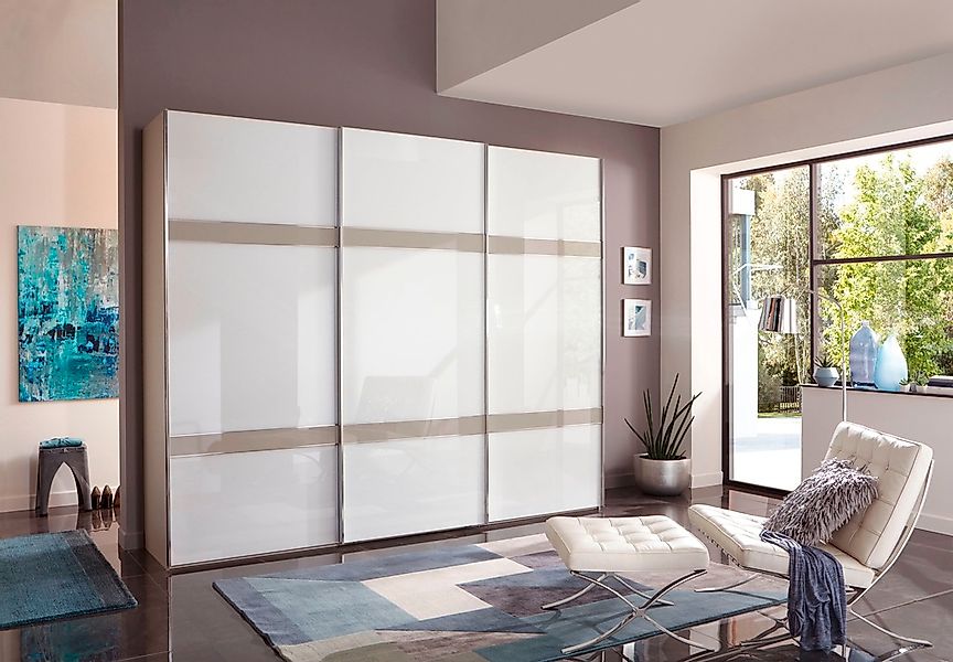 WIEMANN Schwebetürenschrank "Rialto", hochwertige Glasfront mit Querriegeln günstig online kaufen