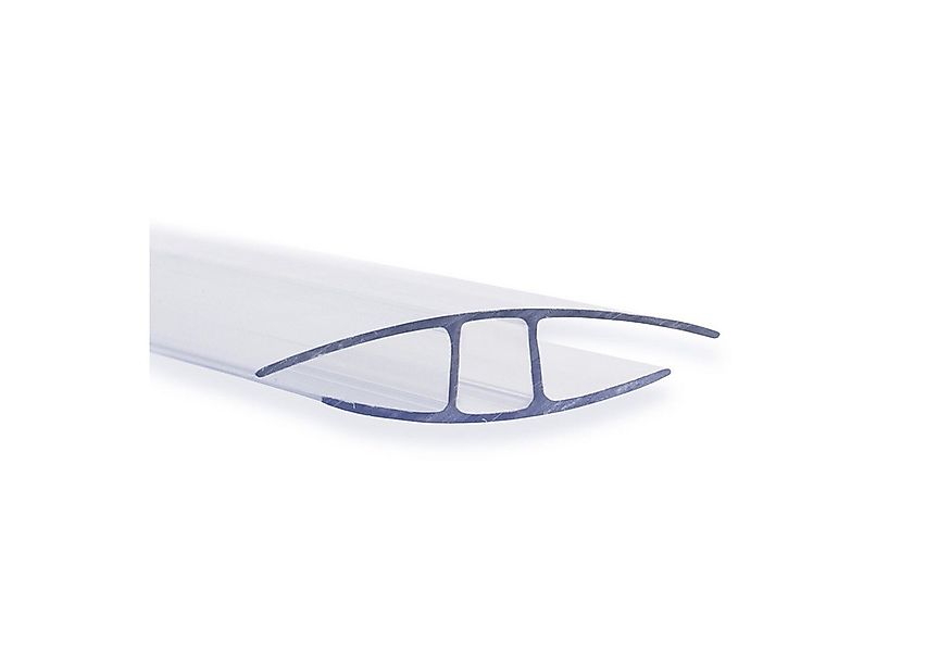 Karat Doppelstegplatte Verbindungsprofil, H-Profil aus Polycarbonat 121 cm, günstig online kaufen