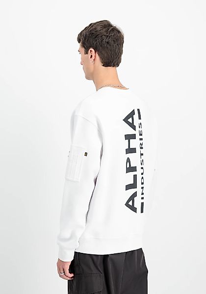 Alpha Industries Herren Sweatshirt BACKPRINT - Regular Fit günstig online kaufen