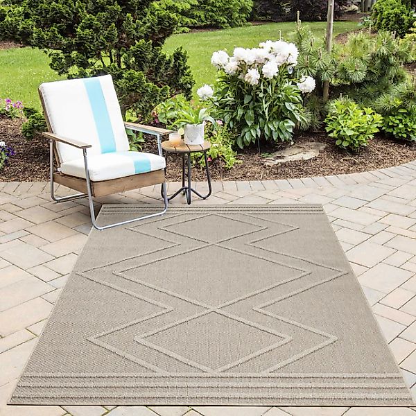 Ayyildiz Teppiche Outdoorteppich »PATARA 4954«, rechteckig, 8 mm Höhe, Läuf günstig online kaufen