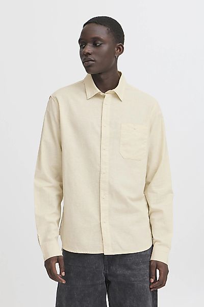 Blend Leinenhemd "BHBAY LINEN", Stilvolles Langarmhemd aus Leinenmix mit Br günstig online kaufen