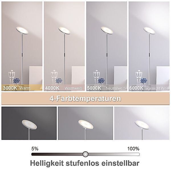 ANTEN LED Stehlampe Dimmbar LED Standleuchte günstig online kaufen