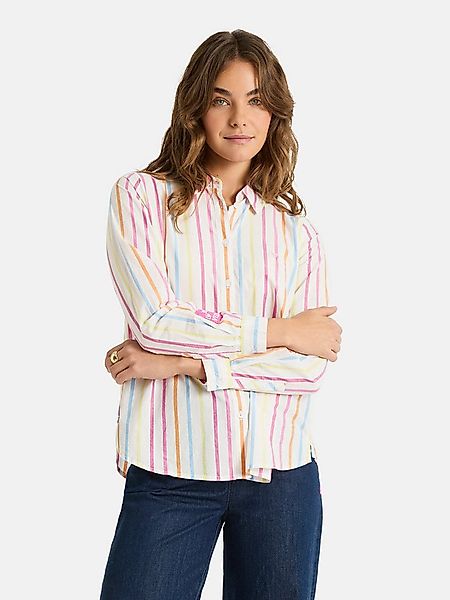 Lieblingsstück Hemdbluse LisaL mit gestickten Details, Seitenschlitze günstig online kaufen