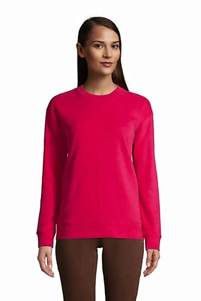 Sweatshirt, Damen, Größe: 48-50 Normal, Pink, Baumwolle, by Lands' End, Ros günstig online kaufen