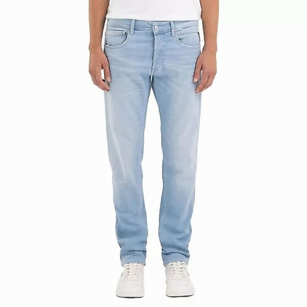 Replay 7/8-Caprijeans Straight Fit Grover Jeans, blau günstig online kaufen