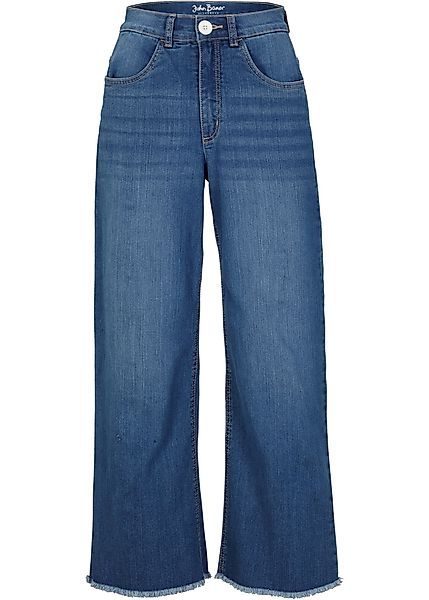 7/8-Komfort-Stretch-Jeans, Wide Fit günstig online kaufen