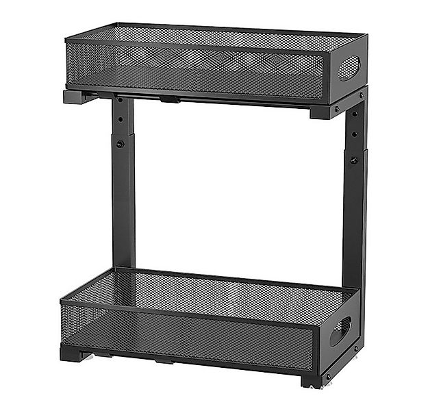 GarveeMore Küchenregal Kohlenstoffstahl unter Spüle Speicher Pull-Out Schub günstig online kaufen