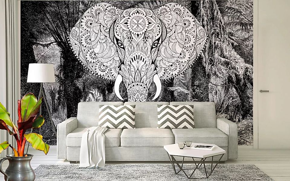 Architects Paper Fototapete »Atelier 47 Elephant Head 1«, orientalisch, Vli günstig online kaufen