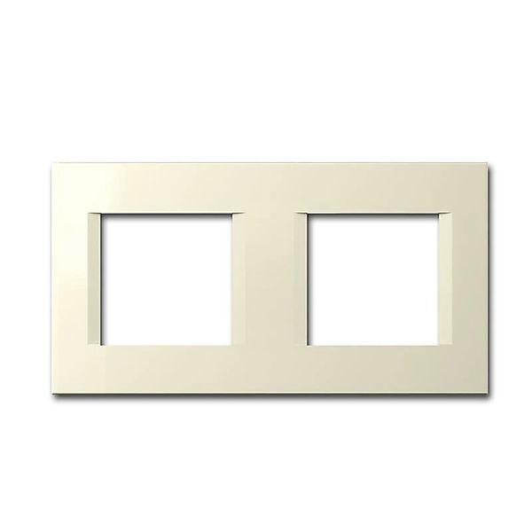 TEM MODUL PLUS 2-Fach UP Rahmen Beige Glanz Line günstig online kaufen