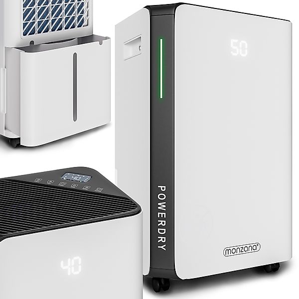 monzana Luftentfeuchter, elektrisch 20-30m² 20L/Tag LED-Display günstig online kaufen