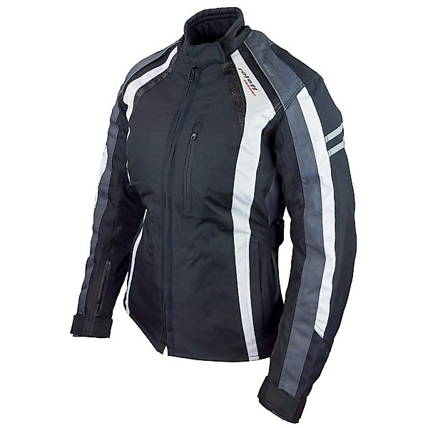 roleff Motorradjacke DAMEN RO980 schwarz-weiß-grau, atmungsaktiv, günstig online kaufen