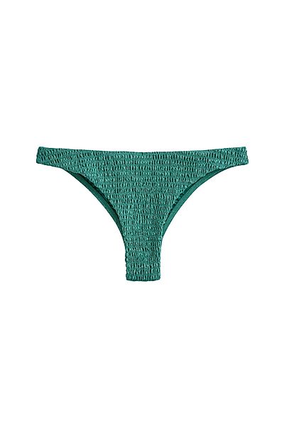 Next Bikini-Hose Gesmokte Brazilian-Bikinihose, hoher Beinschnitt günstig online kaufen