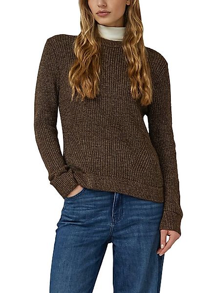 s.Oliver Strickpullover aus Wollmix und mit Strickmuster günstig online kaufen