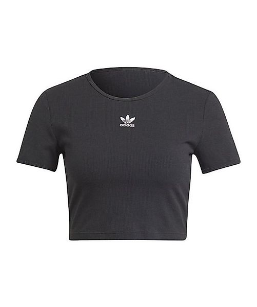 adidas Originals T-Shirt RIB T-Shirt Damen Beige Baumwolle günstig online kaufen