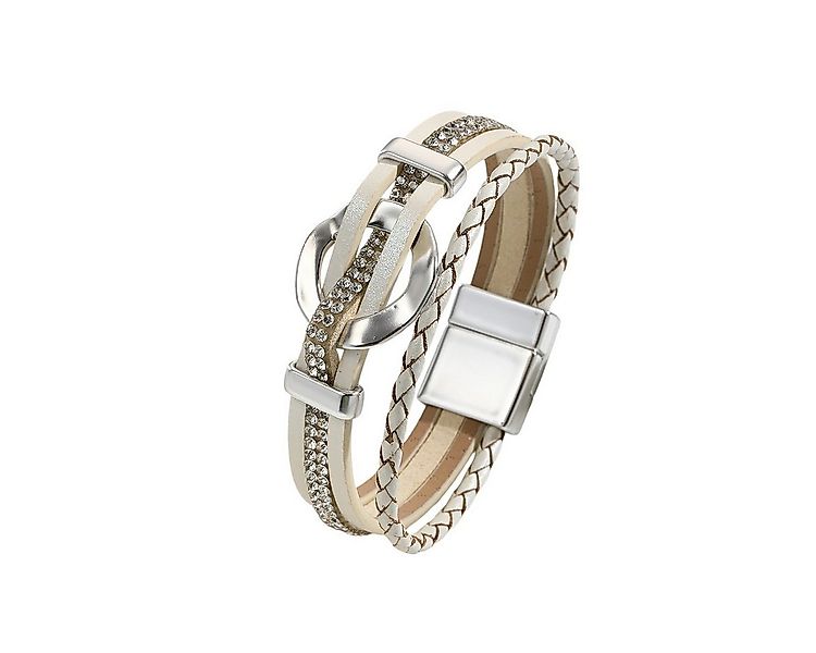 KARMA Wickelarmband Wickelarmband vers. Farben PU Leder Damen Armband Leder günstig online kaufen