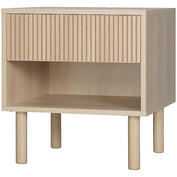 HOMCOM Nachttisch Nachtschrank mit Schublade und Fach Skandinavischer Stil günstig online kaufen