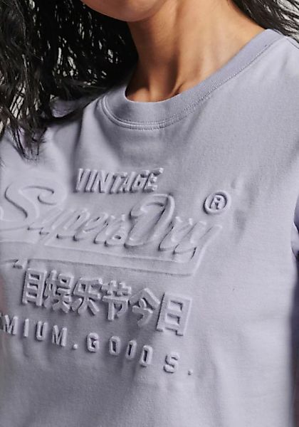 Superdry Rundhalsshirt EMBOSSED VL T SHIRT günstig online kaufen