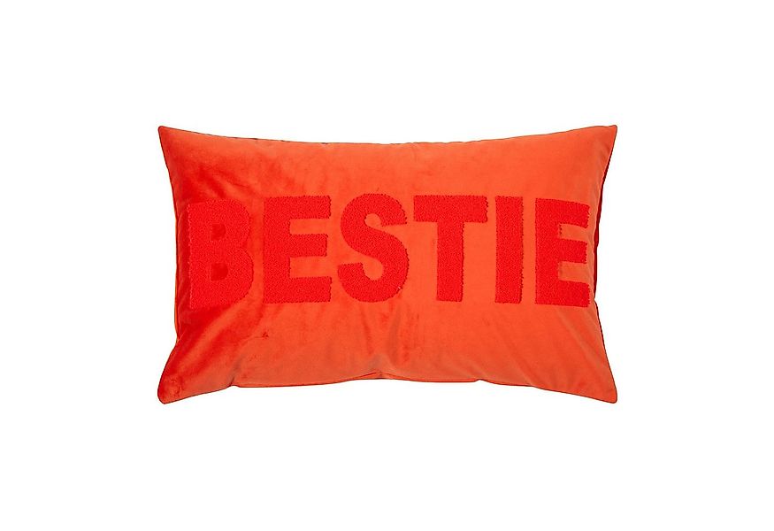 PAD Dekokissen Letters Besti Orange, Schriftzug günstig online kaufen