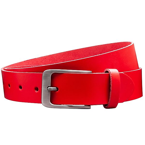 COLOGNEBELT Ledergürtel OM411-SL-Rot MADE IN GERMANY, günstig online kaufen