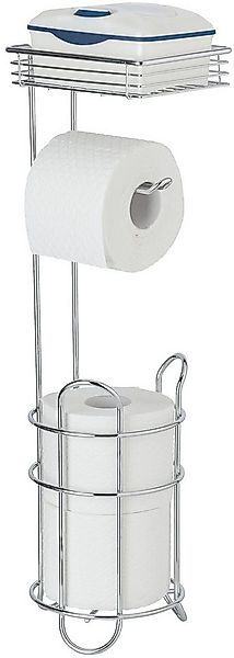 WENKO Toilettenpapierhalter Toilettenpapierhalter mit Ablage, freistehender günstig online kaufen