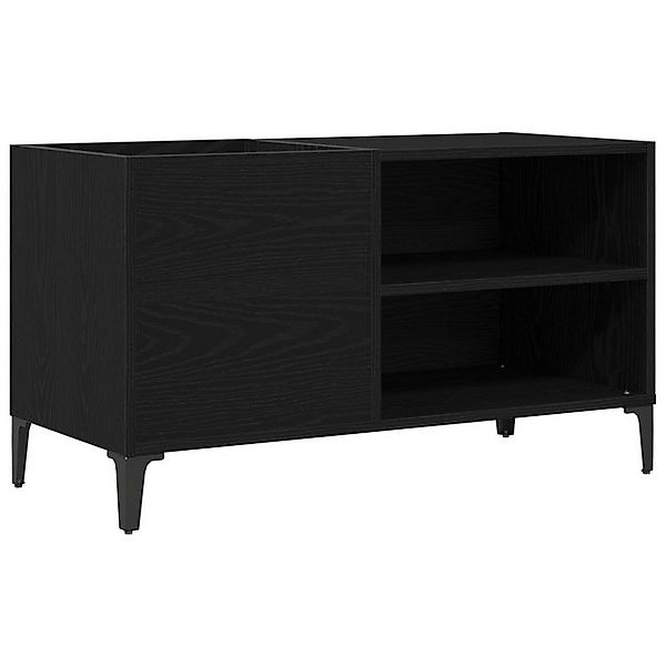 vidaXL Schuhschrank Record Cabinet Schwarz Eiche 84,5x38x48 cm Engineered W günstig online kaufen
