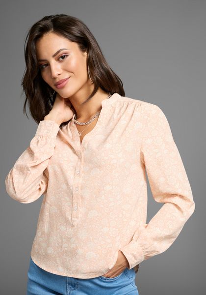 Laura Scott Schlupfbluse mit krempelbaren Ärmeln günstig online kaufen