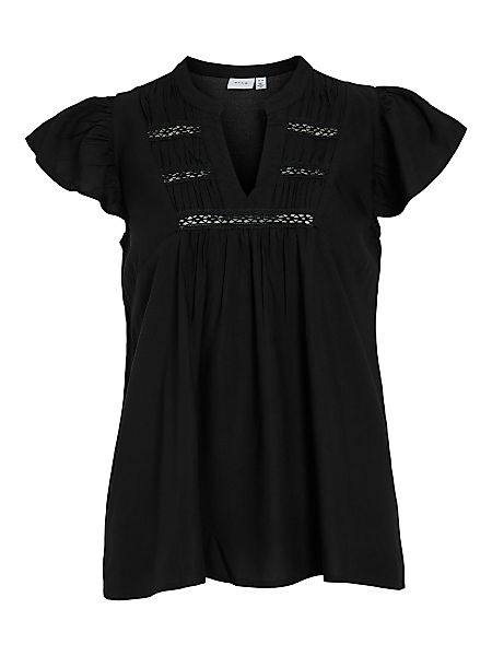 Vila Blusenshirt Elegantes Design mit Rüschen günstig online kaufen
