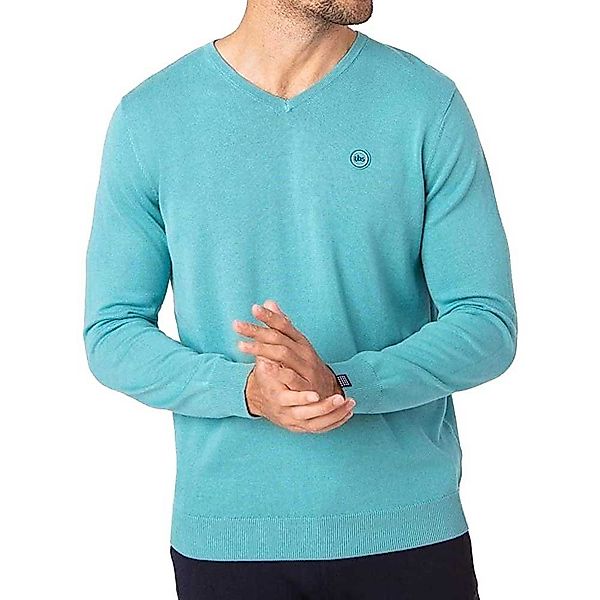 Tbs V-ausschnitt Sweater Ronanver XL Light Blue günstig online kaufen
