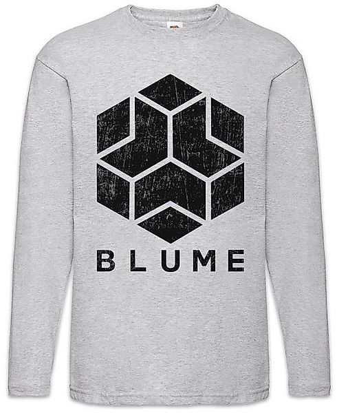 Urban Backwoods Langarmshirt Blume Langarm T-Shirt Watch Game Corporation D günstig online kaufen
