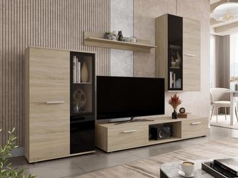 MIRJAN24 Wohnwand Salsa, (4er-Set, Hängevitrine, Wandregal, günstig online kaufen