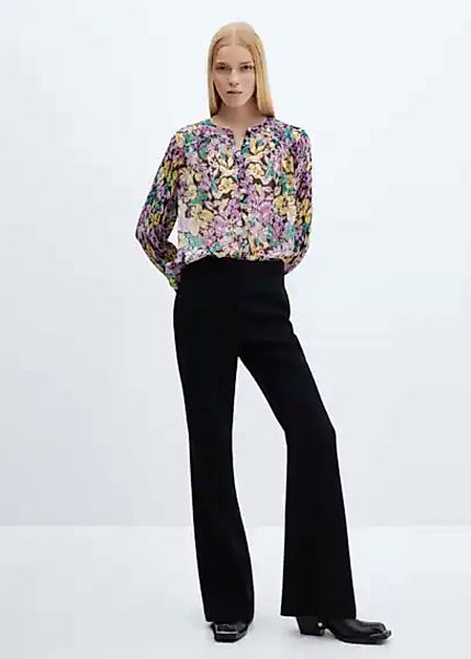Florale Bluse mit Textur günstig online kaufen